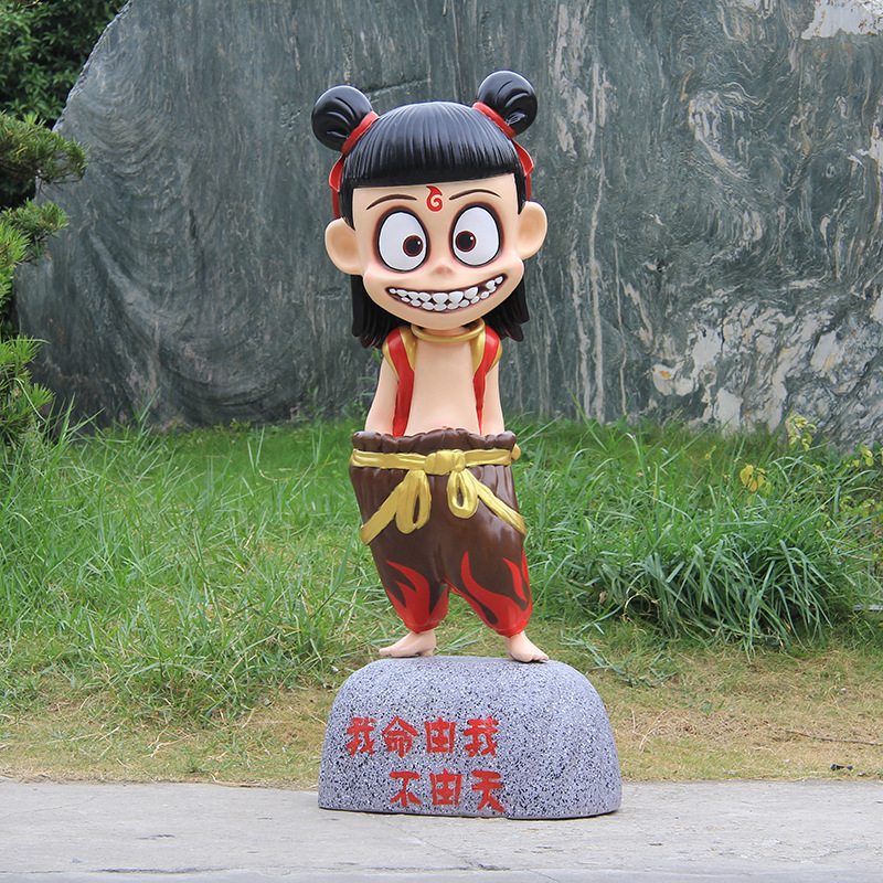 玻璃钢雕塑-哪吒