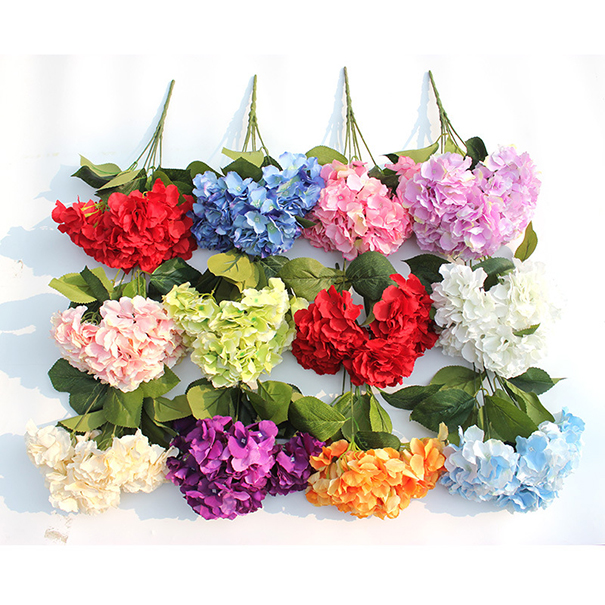 仿真绣球花绢布