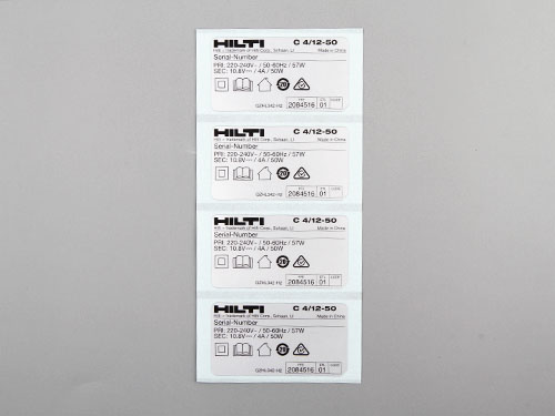 规格说明标签生产