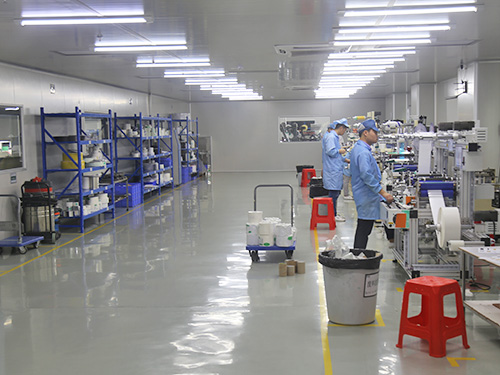 工厂模切车间一角