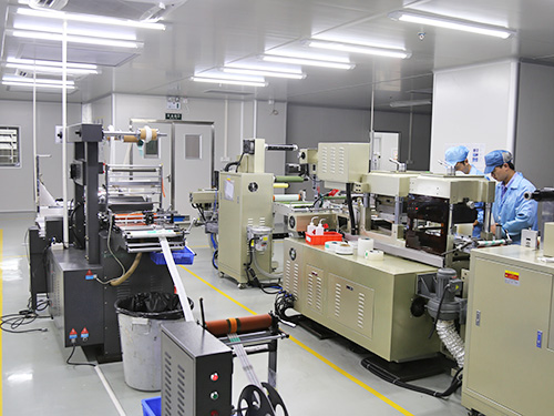 企业模切车间一角