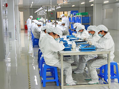 结构零件车间一角