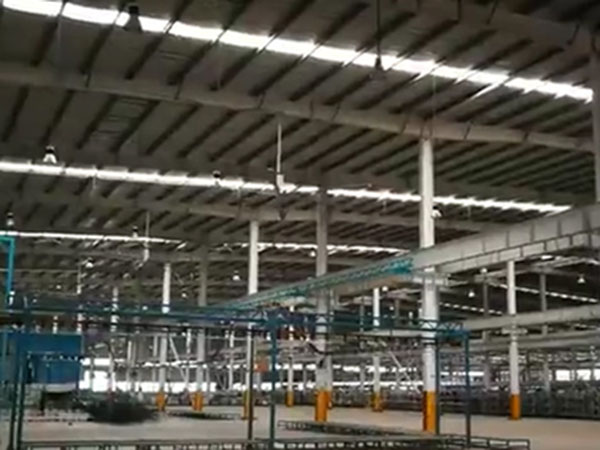 机械加工工厂通风降温