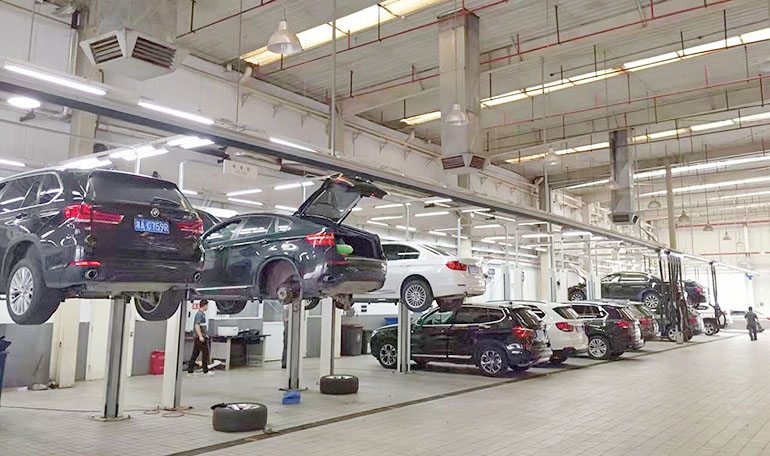 4S店通风降温案例