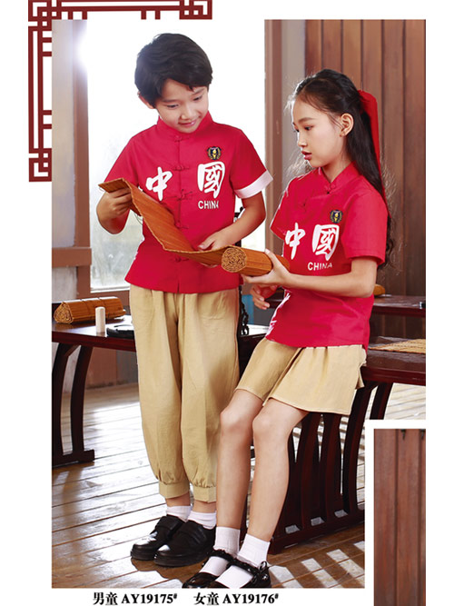 夏季民国风校服童装