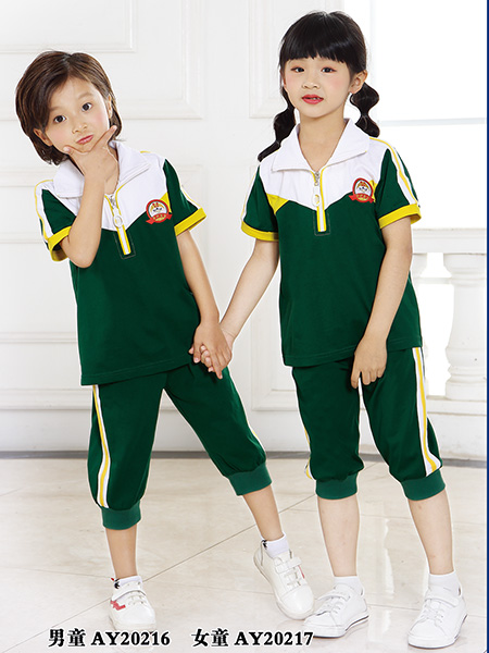 纯棉夏季新品幼儿园园服