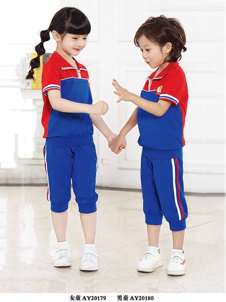 中小学校服七分裤套装