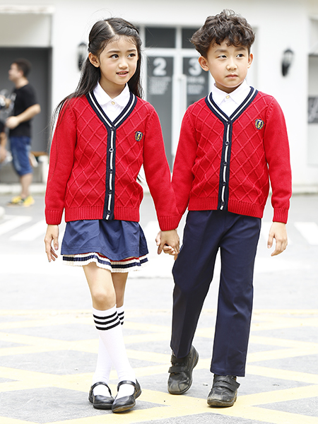 园服校服外穿童装毛衣