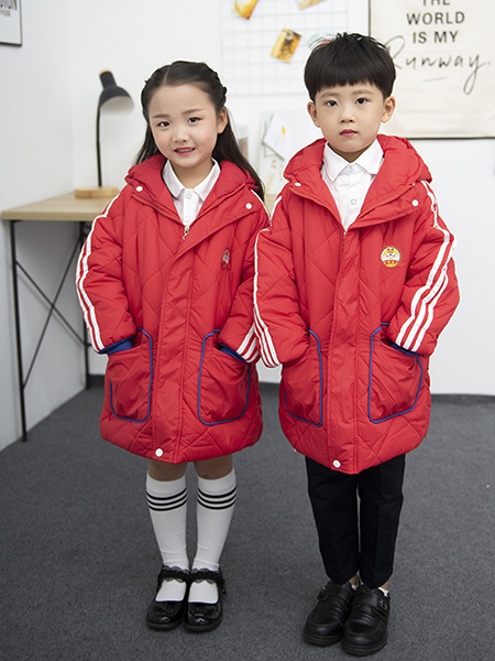 冬季新款红色棉衣