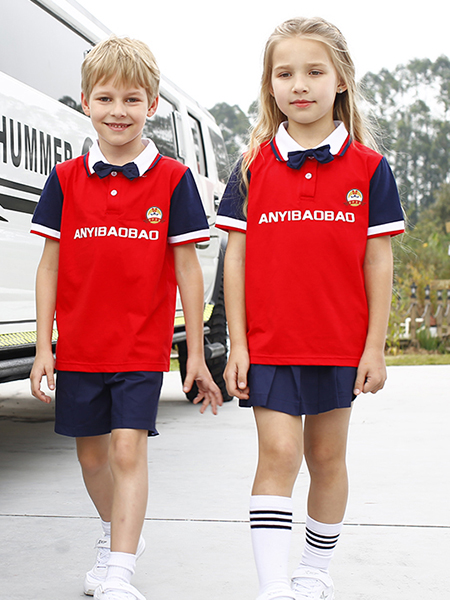 夏季纯棉套装园服