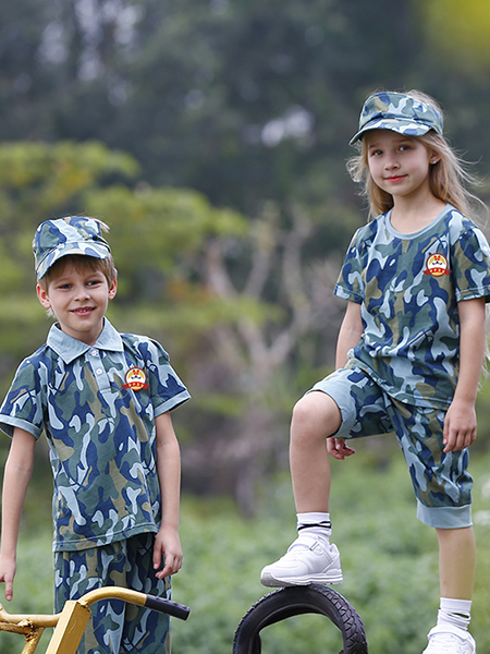 儿童迷彩校服班服